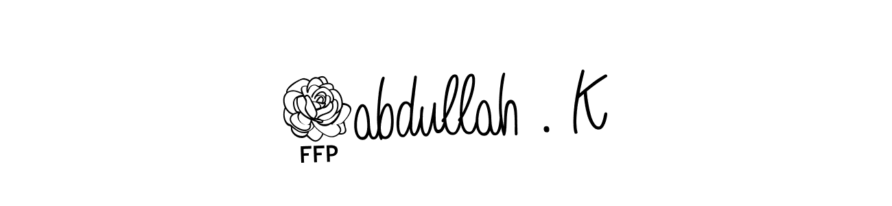 This is the best signature style for the 2abdullah . K name. Also you like these signature font (Angelique-Rose-font-FFP). Mix name signature. 2abdullah . K signature style 5 images and pictures png