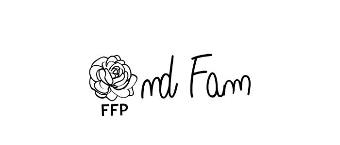 This is the best signature style for the 2nd Fam name. Also you like these signature font (Angelique-Rose-font-FFP). Mix name signature. 2nd Fam signature style 5 images and pictures png