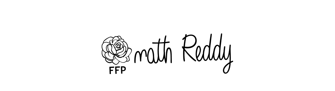 Make a beautiful signature design for name 3nath Reddy. Use this online signature maker to create a handwritten signature for free. 3nath Reddy signature style 5 images and pictures png