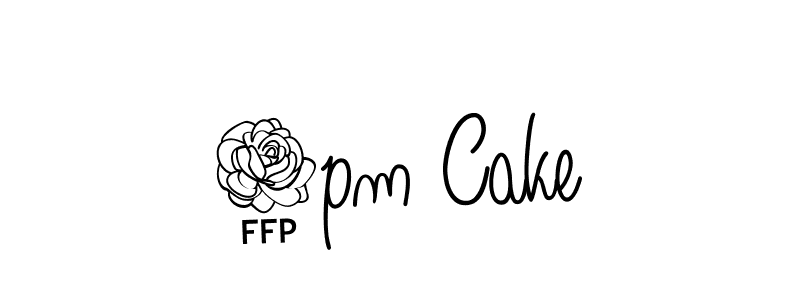 You should practise on your own different ways (Angelique-Rose-font-FFP) to write your name (3pm Cake) in signature. don't let someone else do it for you. 3pm Cake signature style 5 images and pictures png