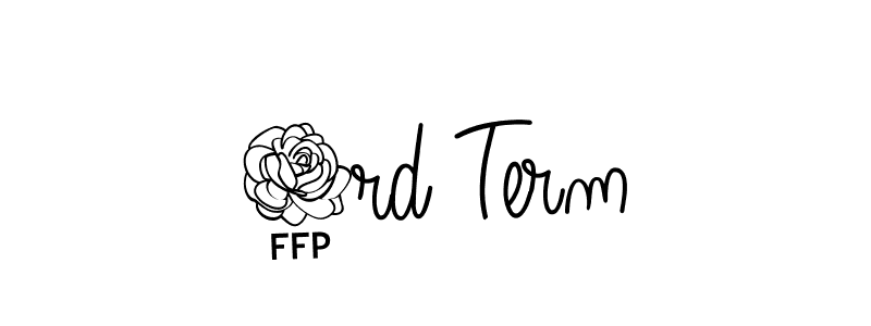 Once you've used our free online signature maker to create your best signature Angelique-Rose-font-FFP style, it's time to enjoy all of the benefits that 3rd Term name signing documents. 3rd Term signature style 5 images and pictures png