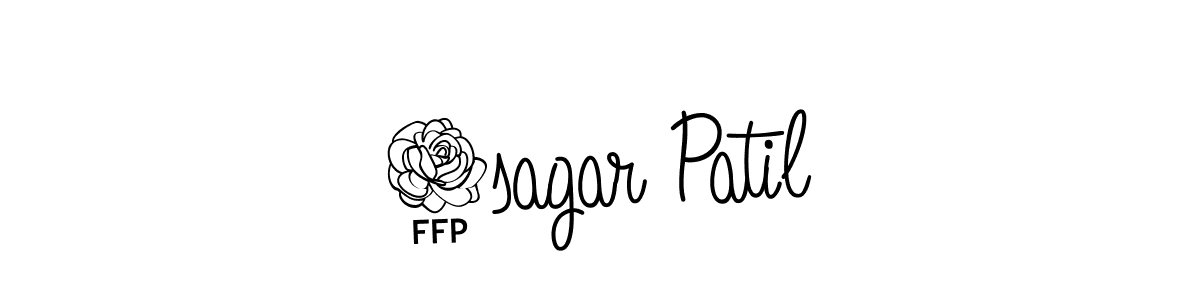 Use a signature maker to create a handwritten signature online. With this signature software, you can design (Angelique-Rose-font-FFP) your own signature for name 3sagar Patil. 3sagar Patil signature style 5 images and pictures png