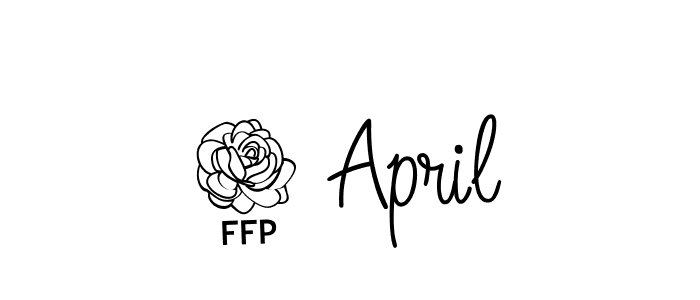 You should practise on your own different ways (Angelique-Rose-font-FFP) to write your name (4 April) in signature. don't let someone else do it for you. 4 April signature style 5 images and pictures png