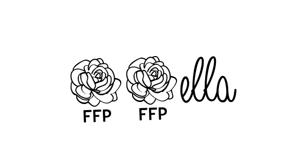 Also we have 43ella name is the best signature style. Create professional handwritten signature collection using Angelique-Rose-font-FFP autograph style. 43ella signature style 5 images and pictures png