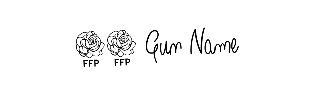 How to Draw 47 Gun Name signature style? Angelique-Rose-font-FFP is a latest design signature styles for name 47 Gun Name. 47 Gun Name signature style 5 images and pictures png