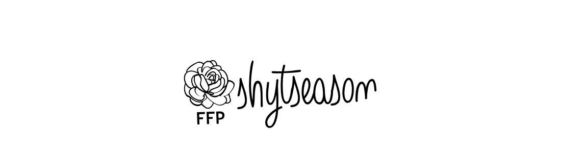 How to Draw 4shytseason signature style? Angelique-Rose-font-FFP is a latest design signature styles for name 4shytseason. 4shytseason signature style 5 images and pictures png