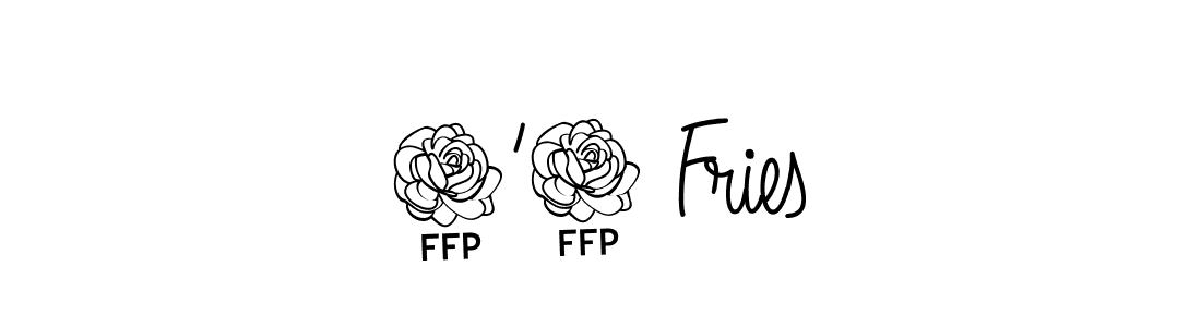 How to Draw 5’1 Fries signature style? Angelique-Rose-font-FFP is a latest design signature styles for name 5’1 Fries. 5’1 Fries signature style 5 images and pictures png