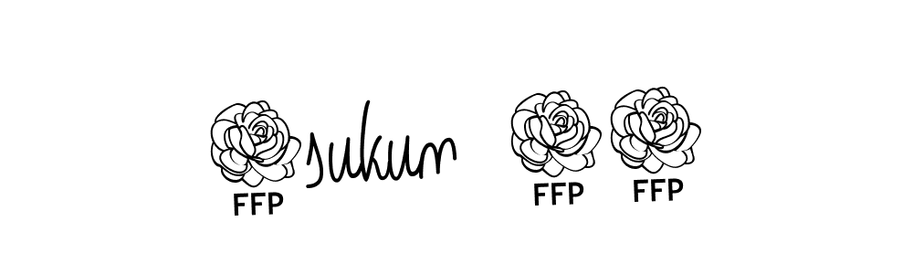 Also we have 5sukun  06 name is the best signature style. Create professional handwritten signature collection using Angelique-Rose-font-FFP autograph style. 5sukun  06 signature style 5 images and pictures png