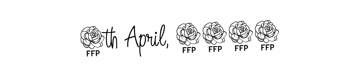 How to Draw 5th April, 2024 signature style? Angelique-Rose-font-FFP is a latest design signature styles for name 5th April, 2024. 5th April, 2024 signature style 5 images and pictures png