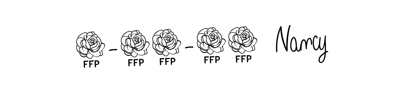 You should practise on your own different ways (Angelique-Rose-font-FFP) to write your name (6-13-24  Nancy) in signature. don't let someone else do it for you. 6-13-24  Nancy signature style 5 images and pictures png