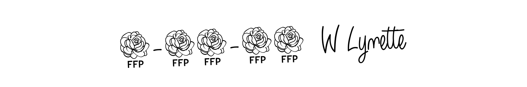 How to make 6-18-24  W Lynette signature? Angelique-Rose-font-FFP is a professional autograph style. Create handwritten signature for 6-18-24  W Lynette name. 6-18-24  W Lynette signature style 5 images and pictures png