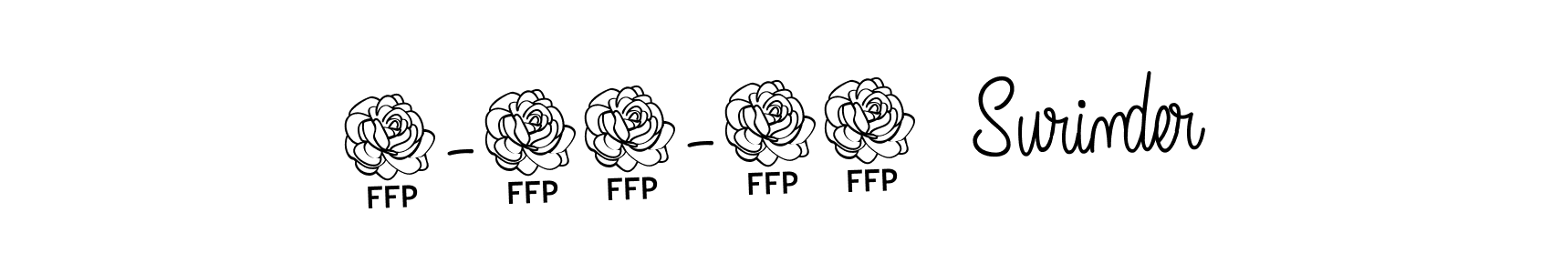 The best way (Angelique-Rose-font-FFP) to make a short signature is to pick only two or three words in your name. The name 7-02-24  Surinder include a total of six letters. For converting this name. 7-02-24  Surinder signature style 5 images and pictures png