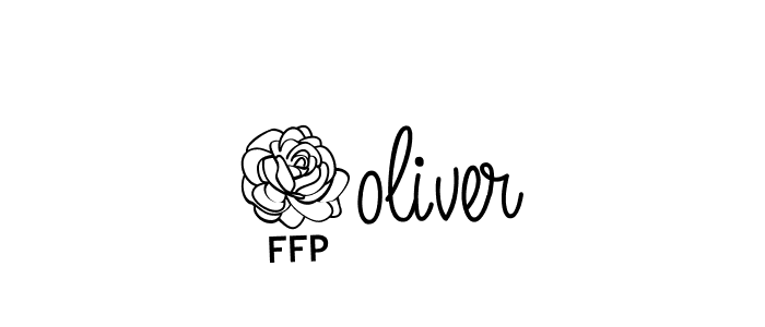 Make a beautiful signature design for name 7oliver. With this signature (Angelique-Rose-font-FFP) style, you can create a handwritten signature for free. 7oliver signature style 5 images and pictures png