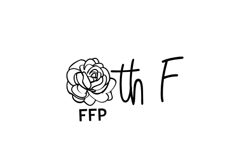 Make a beautiful signature design for name 7th F. With this signature (Angelique-Rose-font-FFP) style, you can create a handwritten signature for free. 7th F signature style 5 images and pictures png
