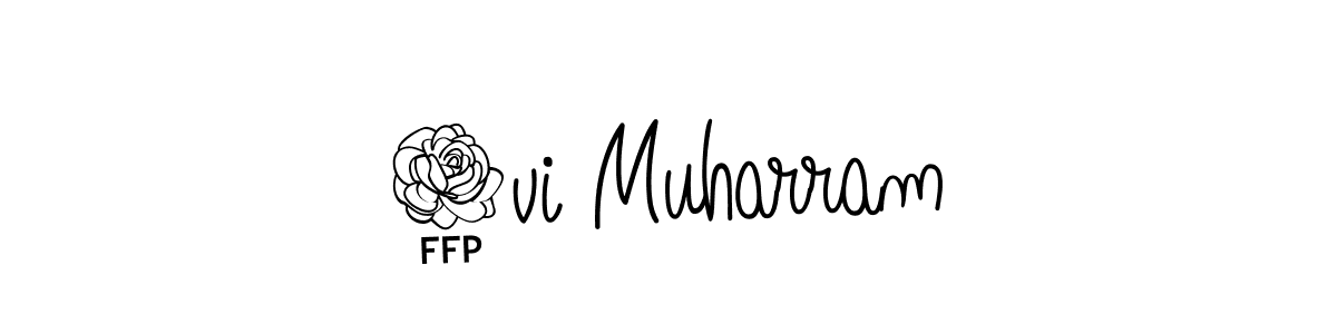 Also we have 7vi Muharram name is the best signature style. Create professional handwritten signature collection using Angelique-Rose-font-FFP autograph style. 7vi Muharram signature style 5 images and pictures png