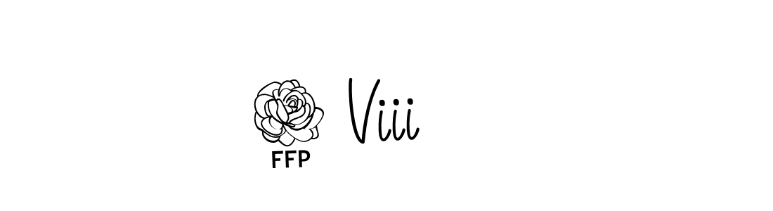 How to make 8 Viii      signature? Angelique-Rose-font-FFP is a professional autograph style. Create handwritten signature for 8 Viii      name. 8 Viii      signature style 5 images and pictures png