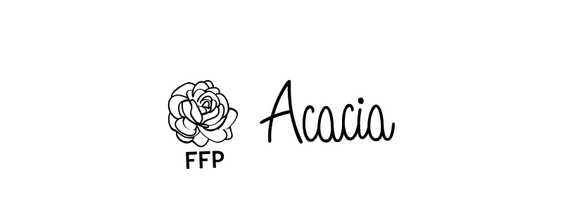 The best way (Angelique-Rose-font-FFP) to make a short signature is to pick only two or three words in your name. The name 9 Acacia include a total of six letters. For converting this name. 9 Acacia signature style 5 images and pictures png
