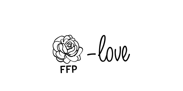 How to make 9-love signature? Angelique-Rose-font-FFP is a professional autograph style. Create handwritten signature for 9-love name. 9-love signature style 5 images and pictures png