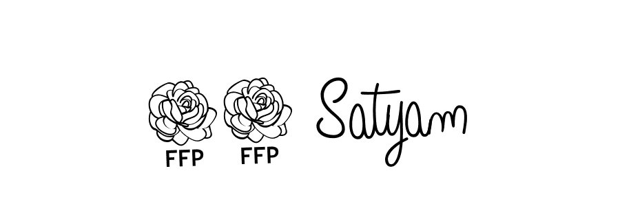 Use a signature maker to create a handwritten signature online. With this signature software, you can design (Angelique-Rose-font-FFP) your own signature for name 94 Satyam. 94 Satyam signature style 5 images and pictures png