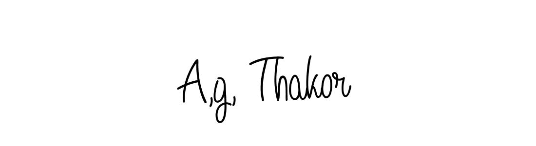 Make a beautiful signature design for name A,g, Thakor. Use this online signature maker to create a handwritten signature for free. A,g, Thakor signature style 5 images and pictures png