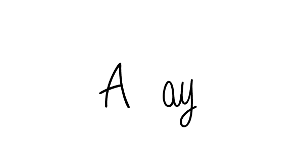 Create a beautiful signature design for name Aजay. With this signature (Angelique-Rose-font-FFP) fonts, you can make a handwritten signature for free. Aजay signature style 5 images and pictures png