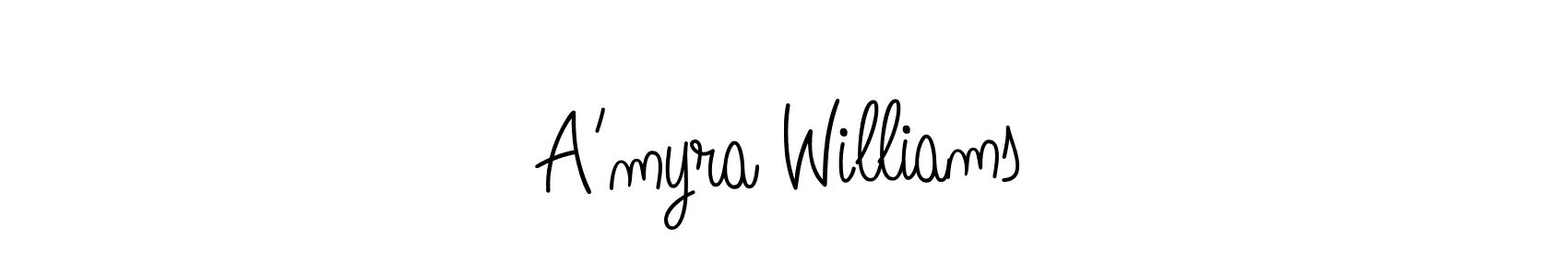 See photos of A’myra Williams official signature by Spectra . Check more albums & portfolios. Read reviews & check more about Angelique-Rose-font-FFP font. A’myra Williams signature style 5 images and pictures png