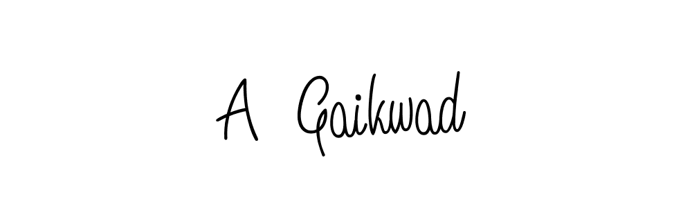 How to Draw A  Gaikwad signature style? Angelique-Rose-font-FFP is a latest design signature styles for name A  Gaikwad. A  Gaikwad signature style 5 images and pictures png