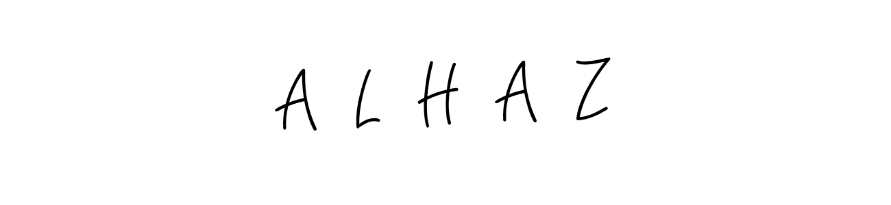 You can use this online signature creator to create a handwritten signature for the name A  L  H  A  Z. This is the best online autograph maker. A  L  H  A  Z signature style 5 images and pictures png