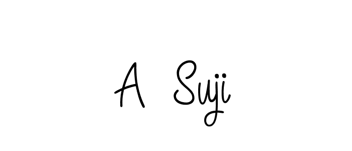 Once you've used our free online signature maker to create your best signature Angelique-Rose-font-FFP style, it's time to enjoy all of the benefits that A  Suji name signing documents. A  Suji signature style 5 images and pictures png