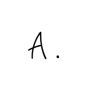 How to make A . name signature. Use Angelique-Rose-font-FFP style for creating short signs online. This is the latest handwritten sign. A . signature style 5 images and pictures png