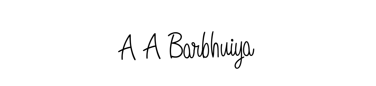 It looks lik you need a new signature style for name A A Barbhuiya. Design unique handwritten (Angelique-Rose-font-FFP) signature with our free signature maker in just a few clicks. A A Barbhuiya signature style 5 images and pictures png