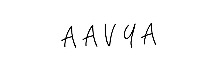 if you are searching for the best signature style for your name A A V Y A. so please give up your signature search. here we have designed multiple signature styles  using Angelique-Rose-font-FFP. A A V Y A signature style 5 images and pictures png