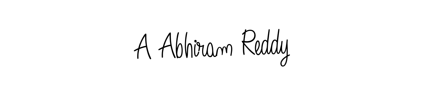 Make a short A Abhiram Reddy signature style. Manage your documents anywhere anytime using Angelique-Rose-font-FFP. Create and add eSignatures, submit forms, share and send files easily. A Abhiram Reddy signature style 5 images and pictures png