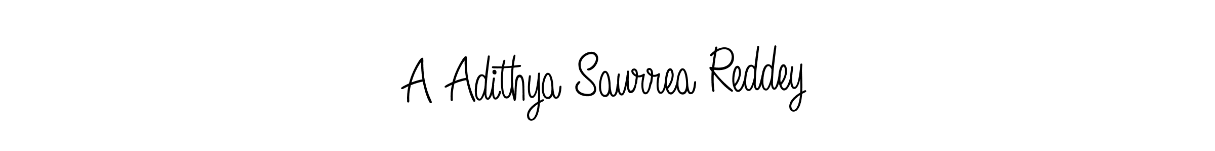 Make a beautiful signature design for name A Adithya Saurrea Reddey. Use this online signature maker to create a handwritten signature for free. A Adithya Saurrea Reddey signature style 5 images and pictures png