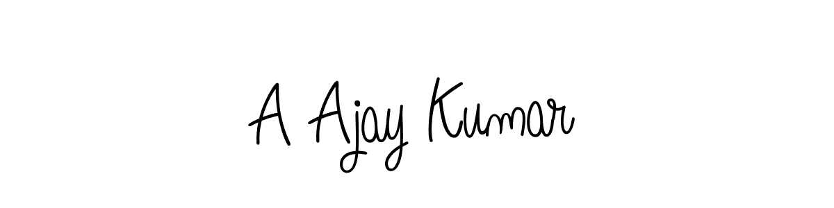 It looks lik you need a new signature style for name A Ajay Kumar. Design unique handwritten (Angelique-Rose-font-FFP) signature with our free signature maker in just a few clicks. A Ajay Kumar signature style 5 images and pictures png