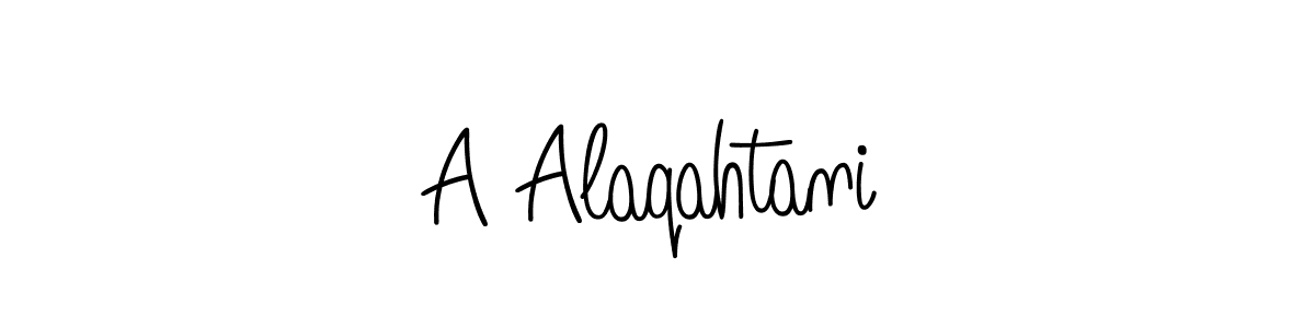 A Alaqahtani stylish signature style. Best Handwritten Sign (Angelique-Rose-font-FFP) for my name. Handwritten Signature Collection Ideas for my name A Alaqahtani. A Alaqahtani signature style 5 images and pictures png