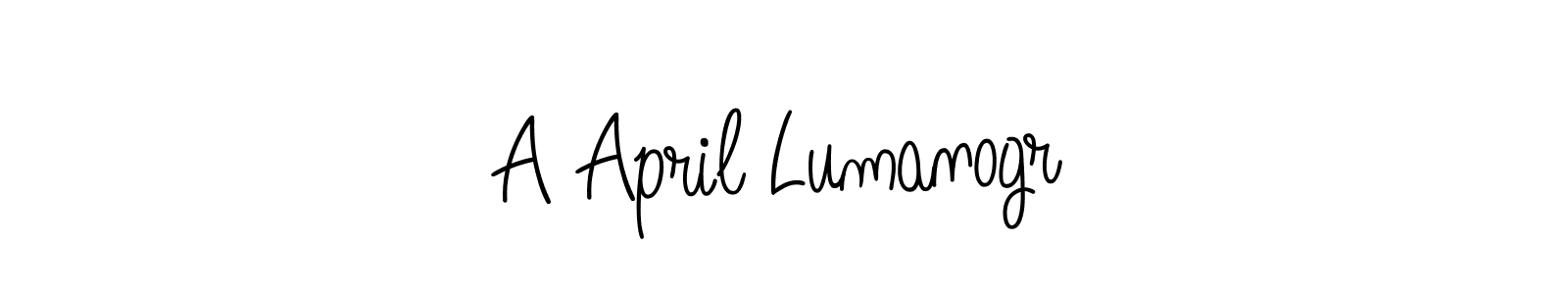 See photos of A April Lumanogr official signature by Spectra . Check more albums & portfolios. Read reviews & check more about Angelique-Rose-font-FFP font. A April Lumanogr signature style 5 images and pictures png