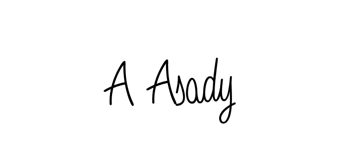 It looks lik you need a new signature style for name A Asady. Design unique handwritten (Angelique-Rose-font-FFP) signature with our free signature maker in just a few clicks. A Asady signature style 5 images and pictures png