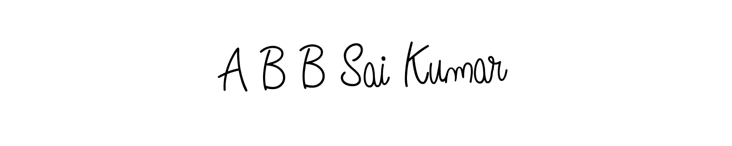 if you are searching for the best signature style for your name A B B Sai Kumar. so please give up your signature search. here we have designed multiple signature styles  using Angelique-Rose-font-FFP. A B B Sai Kumar signature style 5 images and pictures png