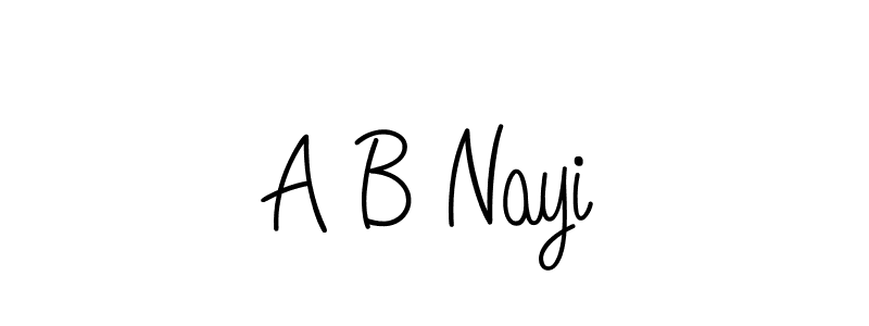 Best and Professional Signature Style for A B Nayi. Angelique-Rose-font-FFP Best Signature Style Collection. A B Nayi signature style 5 images and pictures png
