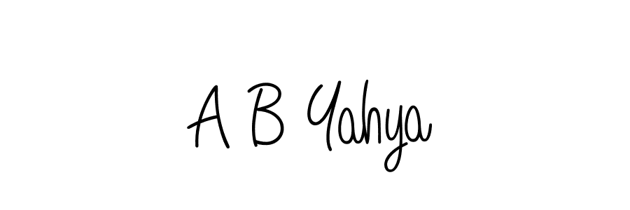 Here are the top 10 professional signature styles for the name A B Yahya. These are the best autograph styles you can use for your name. A B Yahya signature style 5 images and pictures png