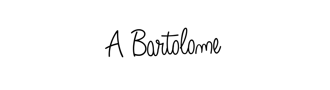 Best and Professional Signature Style for A Bartolome. Angelique-Rose-font-FFP Best Signature Style Collection. A Bartolome signature style 5 images and pictures png