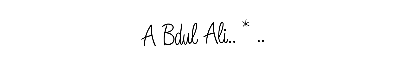 It looks lik you need a new signature style for name A Bdul Ali.. * ... Design unique handwritten (Angelique-Rose-font-FFP) signature with our free signature maker in just a few clicks. A Bdul Ali.. * .. signature style 5 images and pictures png
