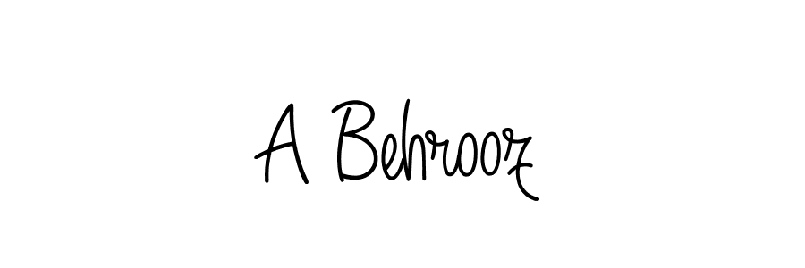 Best and Professional Signature Style for A Behrooz. Angelique-Rose-font-FFP Best Signature Style Collection. A Behrooz signature style 5 images and pictures png