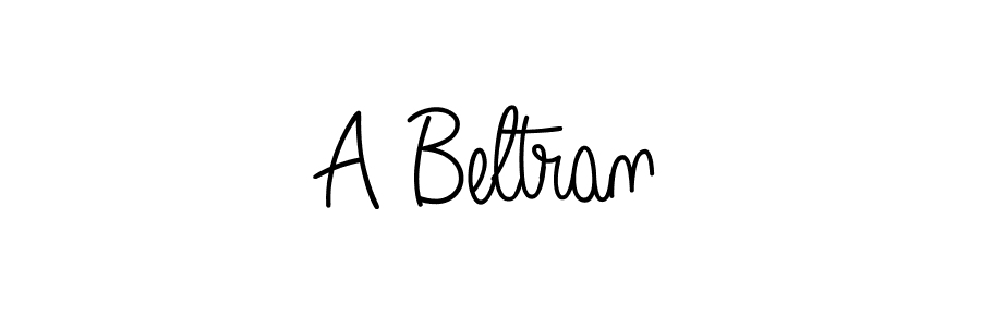 Also we have A Beltran name is the best signature style. Create professional handwritten signature collection using Angelique-Rose-font-FFP autograph style. A Beltran signature style 5 images and pictures png