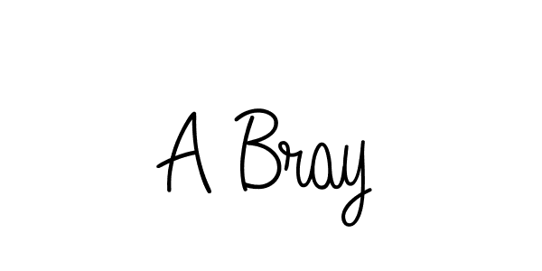 Make a beautiful signature design for name A Bray. With this signature (Angelique-Rose-font-FFP) style, you can create a handwritten signature for free. A Bray signature style 5 images and pictures png