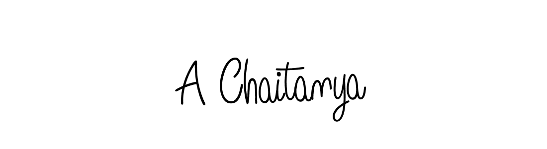 Make a beautiful signature design for name A Chaitanya. With this signature (Angelique-Rose-font-FFP) style, you can create a handwritten signature for free. A Chaitanya signature style 5 images and pictures png