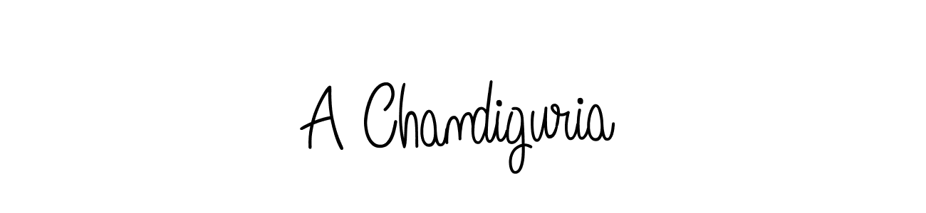 Also we have A Chandiguria name is the best signature style. Create professional handwritten signature collection using Angelique-Rose-font-FFP autograph style. A Chandiguria signature style 5 images and pictures png