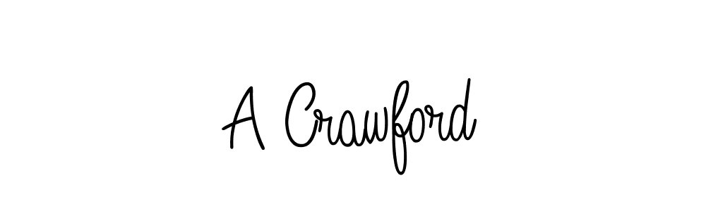 How to make A Crawford name signature. Use Angelique-Rose-font-FFP style for creating short signs online. This is the latest handwritten sign. A Crawford signature style 5 images and pictures png