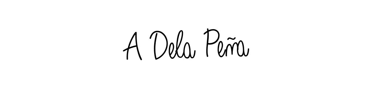 Here are the top 10 professional signature styles for the name A Dela Peña. These are the best autograph styles you can use for your name. A Dela Peña signature style 5 images and pictures png